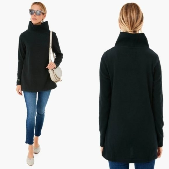 Dudley Stephens Tops - Dudley Stephens | NEW Cobble Hill Vello Fleece Pullover in Black Size XL